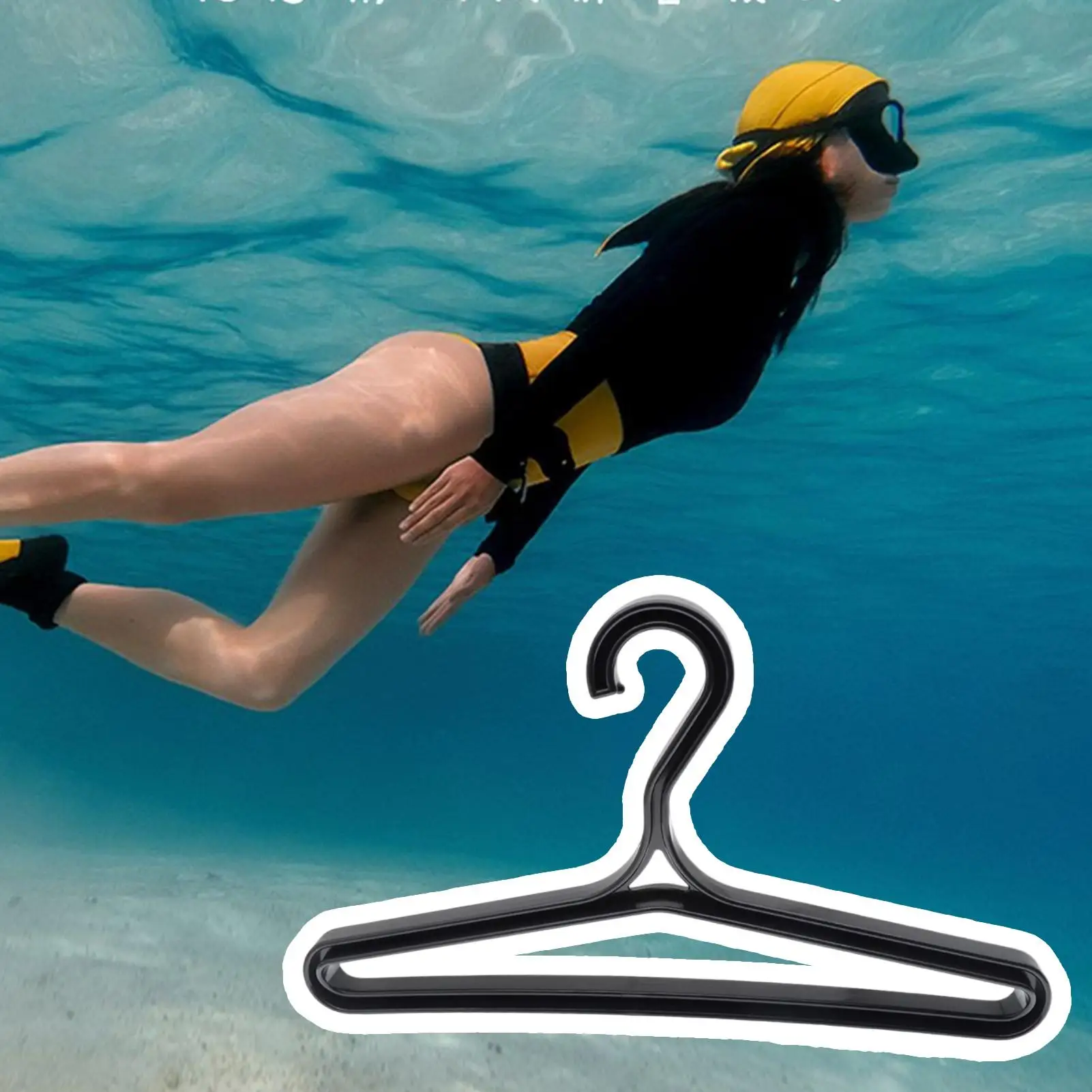 

Heavy Duty Scuba Diving Wetsuit Hanger Dry Suit Dive Folding Holding Coat Holder Diving Swimming Suit Wetsuit Hanger