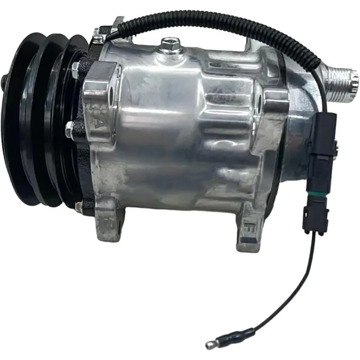 

12V SD7H15 A/C Compressor 4709 22-59343-000 2259343000 For Ford New Holland FW20 TW5 TW15 TW25 TW35 7710 7740 7810 7910