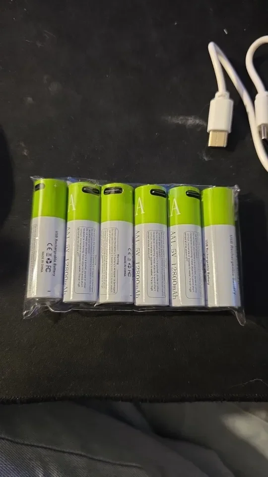 

New USB 1.5V AAA and AA Rechargeable Lithium ion Batteries 1.5V 3400mWh aa Li-ion Batteries+800mWh 1.5V aaa Li-ion Battery