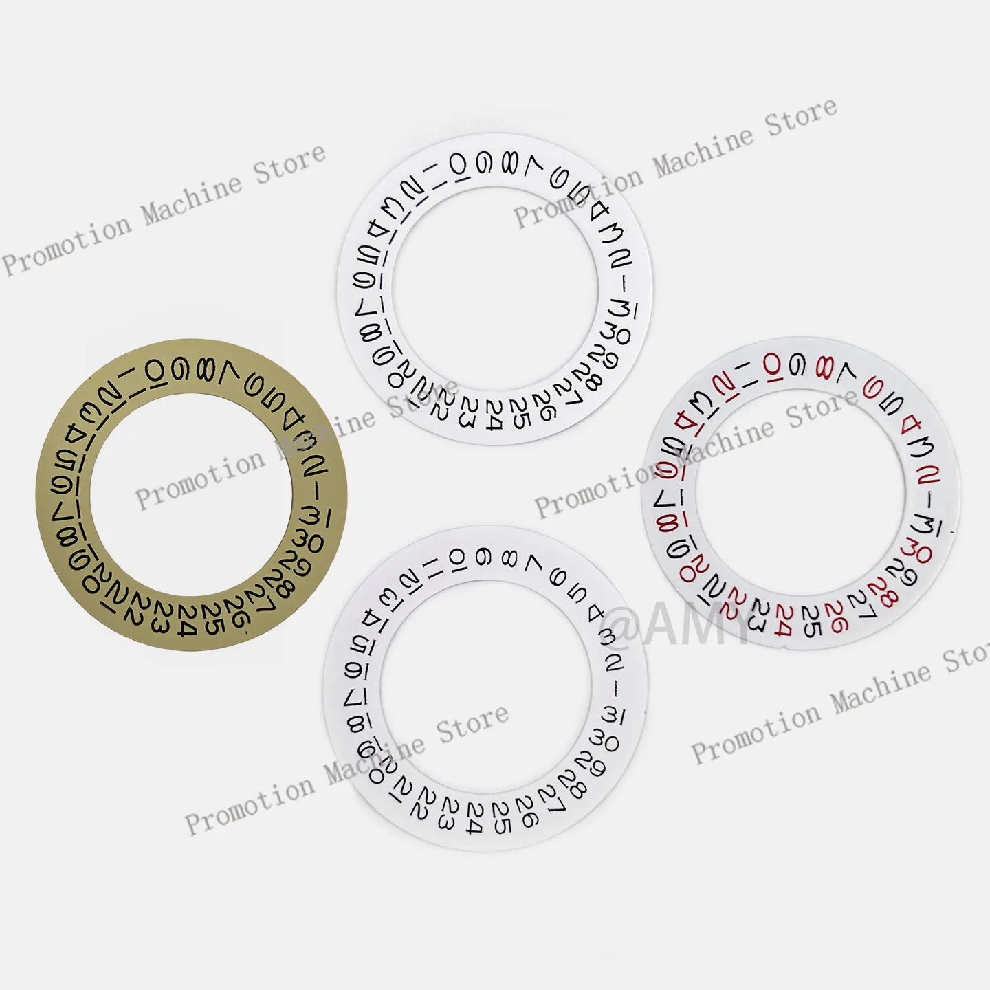 

Белая накладка на колесо с датой для ETA2824 2836 Miyota 8215/8200 Дата механизма на 3