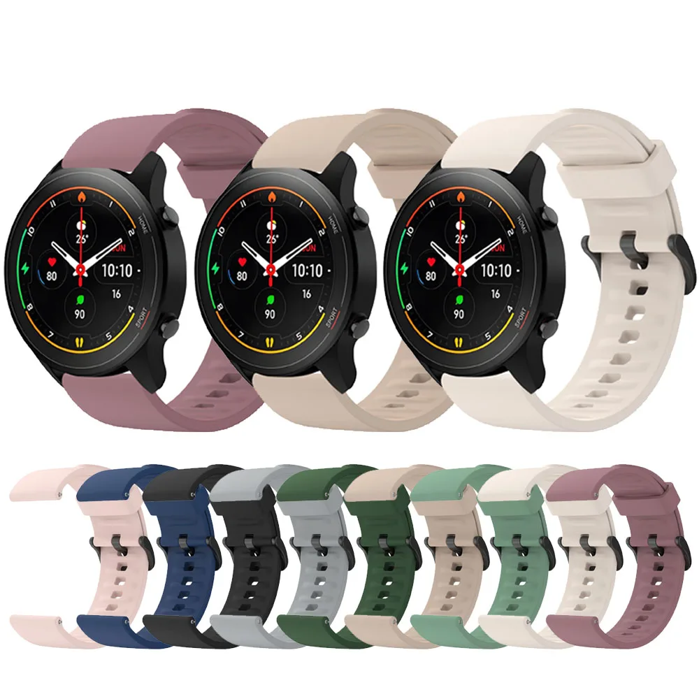 

22mm Soft Silicone Band For Xiaomi Mi Watch Color 2 Sport Strap Watchband For Xiaomi Watch S3 S2 2Pro S1 Active/Mi Watch Color