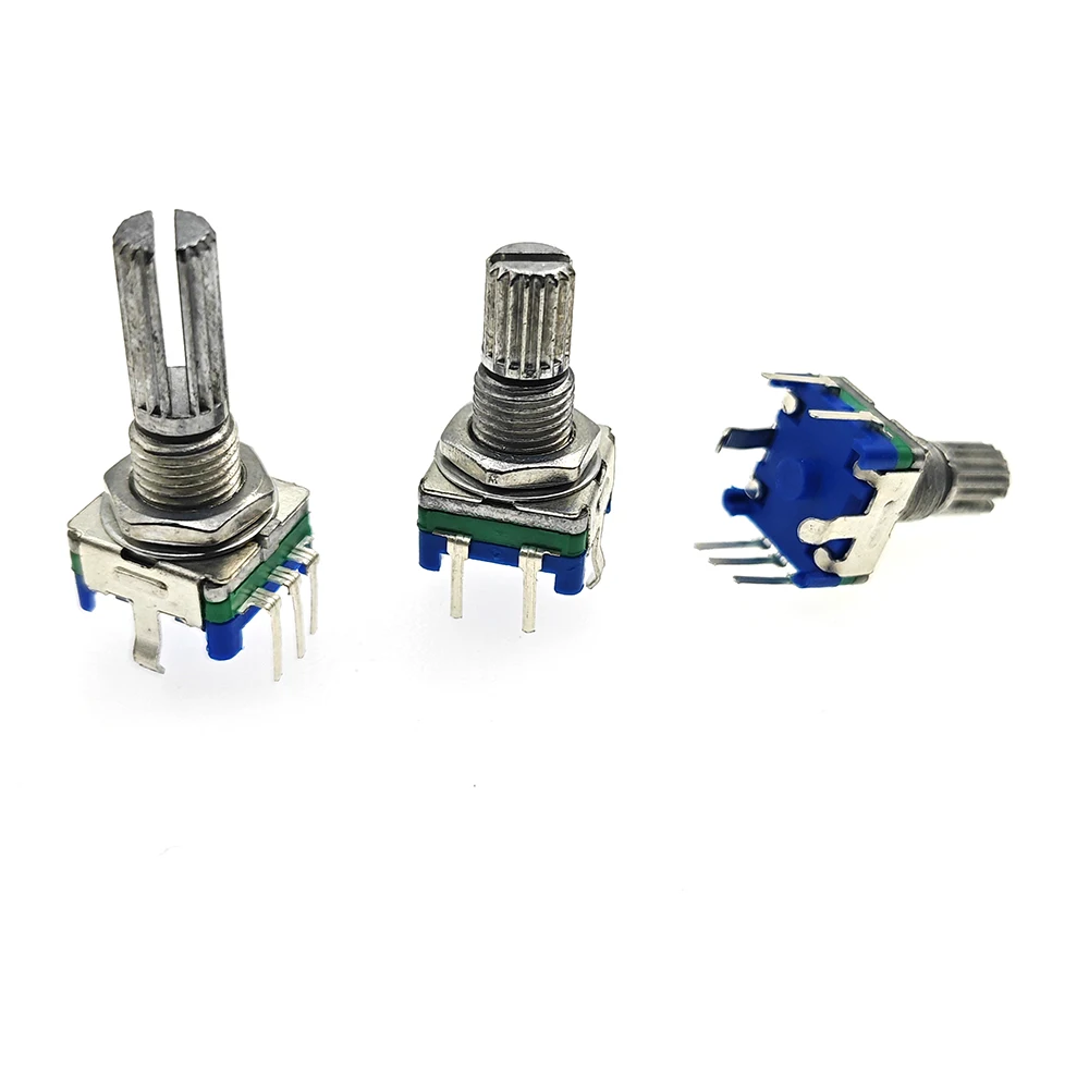 

1PCS Plum handle 15mm 20mm rotary encoder coding switch / EC11 / digital potentiometer with switch 5 Pin