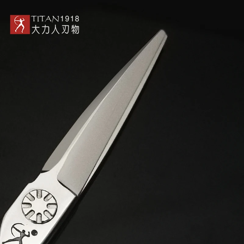 Titan Haarschere, Effilierschere, Friseurschere, Haarschneidewerkzeug, Friseurschere 4,5 Zoll, 5,0 Zoll, 5,5 Zoll – Detail 9