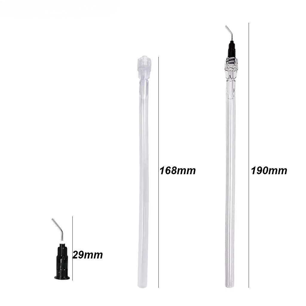 20Pcs/Set Dental Medical Saliva Ejector Aspirator Suction Bonding Tubes with Syring Needle Tip Dentistry Disposable Material