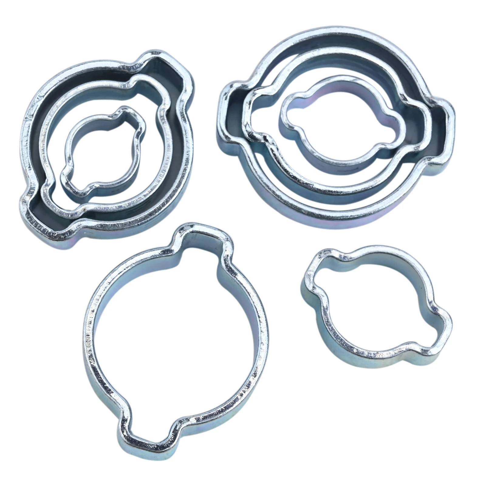 Double Ear Hose Clamp  80PCS Stainless Steel Clamp for Air  Petrol  Fuel Hose  Easy Installation  Suitable for Thin walled Hoses