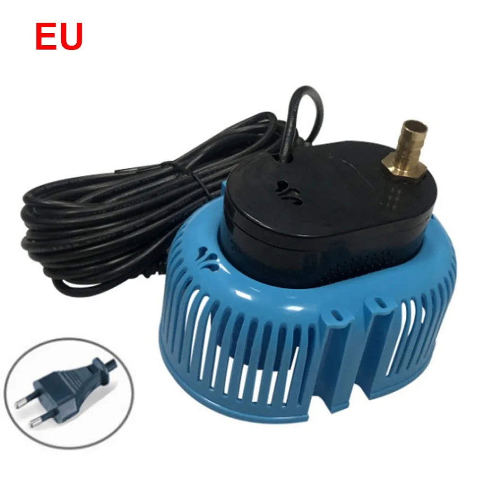 

75W Pool Cover Pump 2000L/H with 3 Adapters Swimming Water Removal Pump High Performance 16ft Drainage Hose Submersible Pump