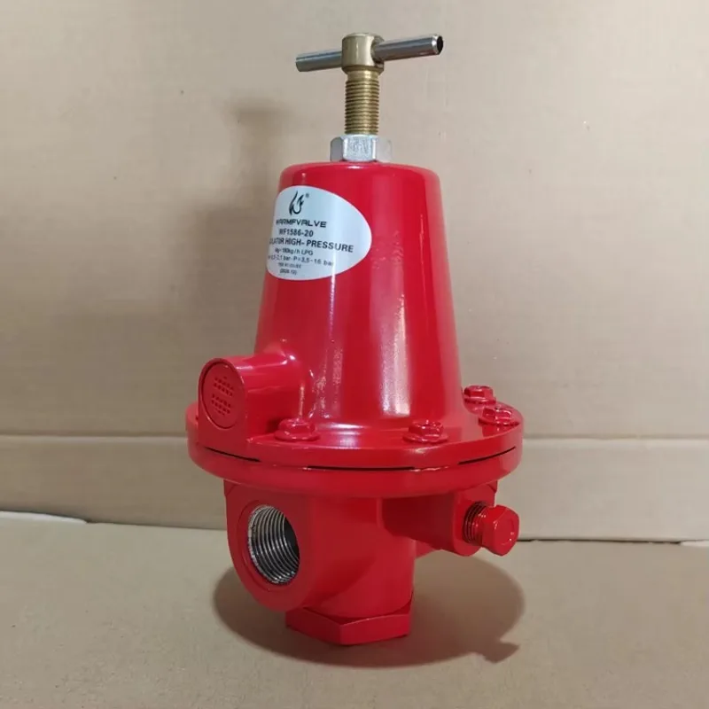 3/4 Inch DN20 Aluminum Alloy Pneumatic LPG First Stage High Gas Pressure Reducing Regulator CE ISO9001 Certified WF1586-20
