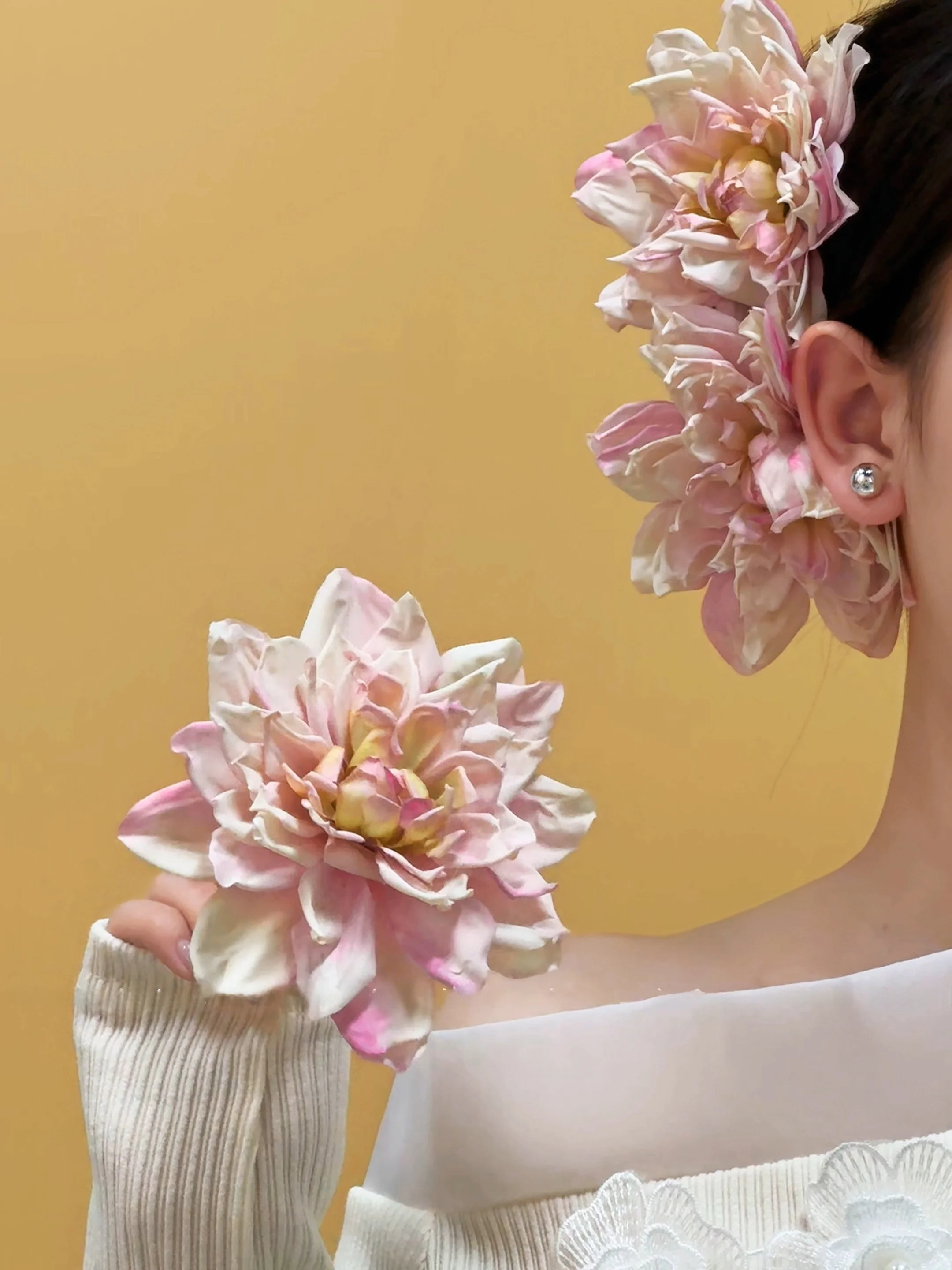 taoxue-presilha-de-cabelo-rosa-com-tecido-floral-acessorio-lateral-feminino-estilo-antigo-adereco-de-cabeca-para-fotografia