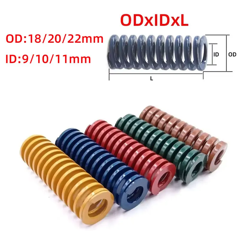 Resortes de compresión de estampado en espiral para maletero trasero de coche, soporte de puntal, herramientas de barra de elevación, OD18-22mm, 1 Uds.