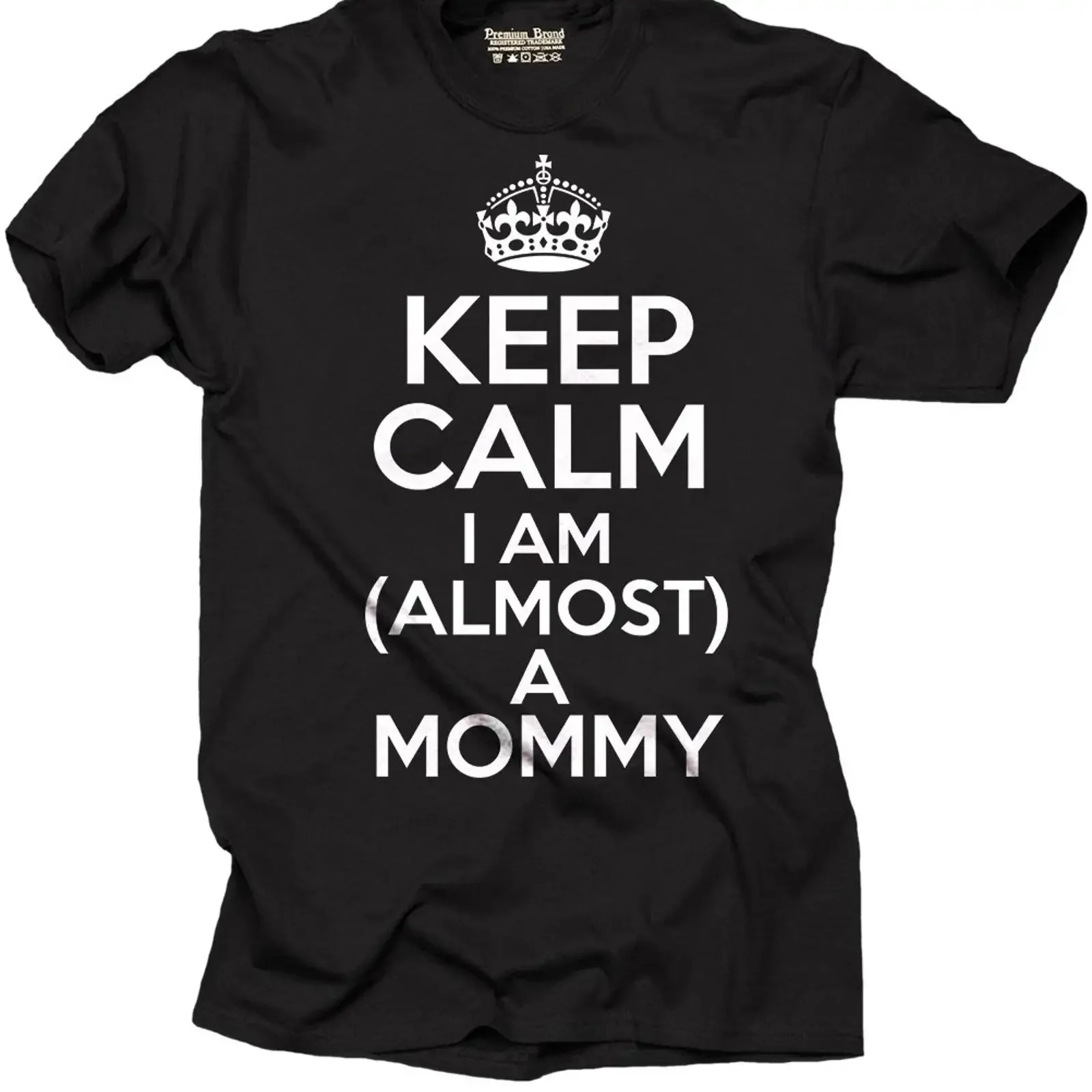 Future Mommy Baby Ankündigung Mutter T Shirt Mom Keep calm vintage Washed designer clothes Comfortable homme Unisex Slightly
