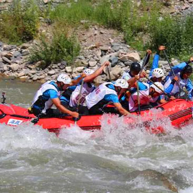 

China Factory 16ft PVC Boat Inflatable River Sport Inflatable Whitewater Raft Premium Inflatable Amusement Expedition Facility