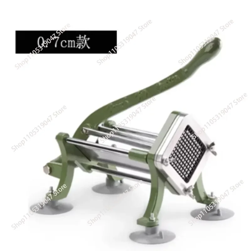 Steel French Fries Potato Strip Cutter Chips Cutting Machine Manual Potatoes Slicer Hand Push Vegetable Fruit Chopper