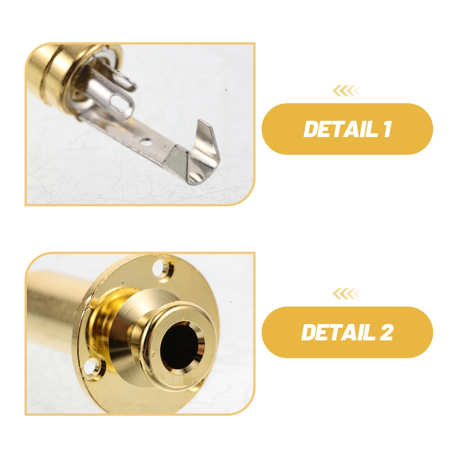 1 مجموعة الصوتية الغيتار مقبس متفرع حزام واحد زر Endpin الخيوط الناتج وصلة مرفاع استبدال الغيتار الكهربائي باس
