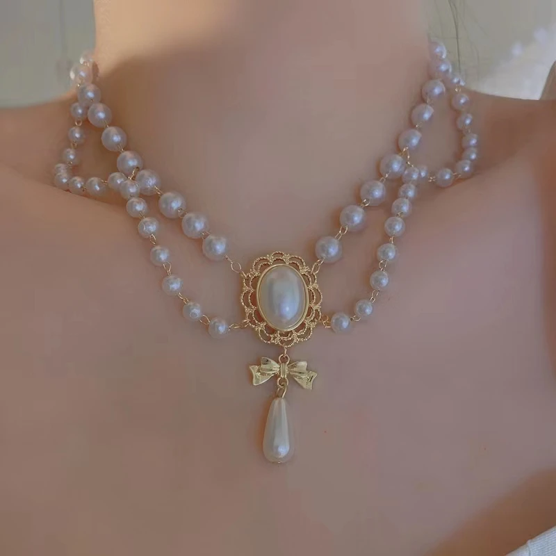 Couronne LOLITA en perles, diadème de princesse pour fille, accessoires de cosplay, japonais