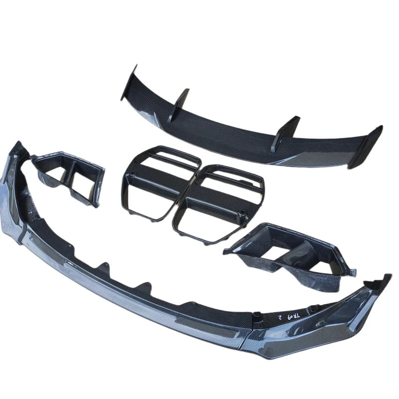 

Used for BMW G80 M3 G82 G83 M4 Carbon Fiber V-style Front Lip Rear Diffuser Front Bumper air Intake Grille air Intake Body Kit