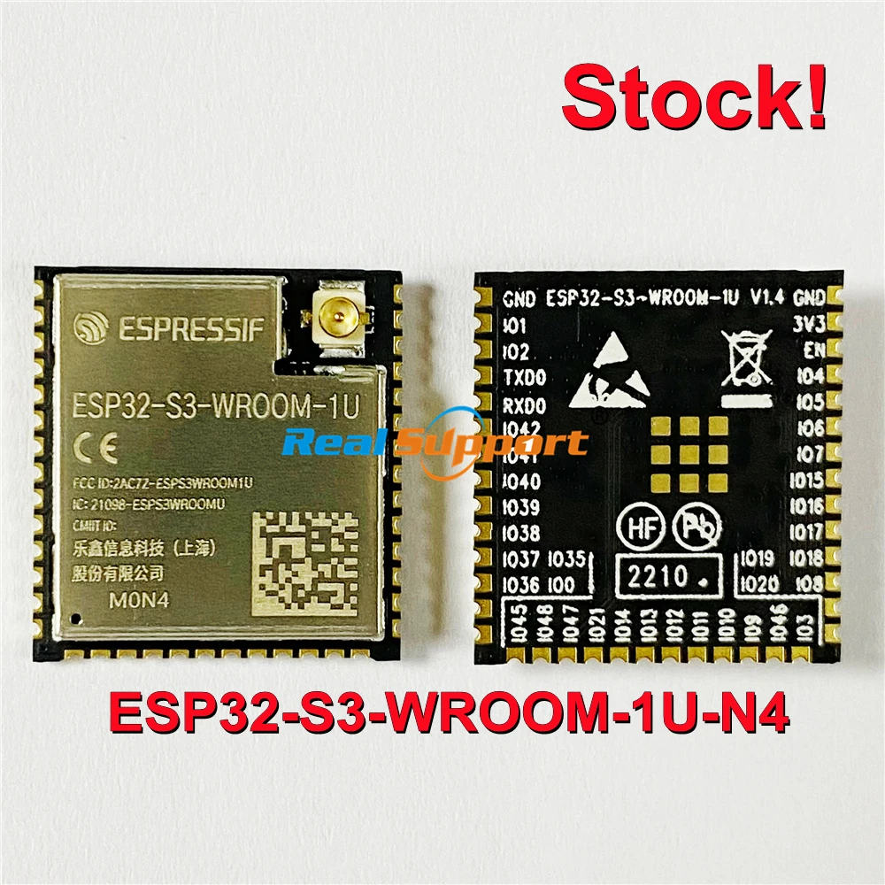 ESP32-S3-WROOM-1U 4MB 8MB 16MB ESP32-S3-WROOM-1U-N4 ESP32 S3 WROOM 1U N8R2 N16R8 2.4 GHz WiFi and BLE 5 module Wireless Module
