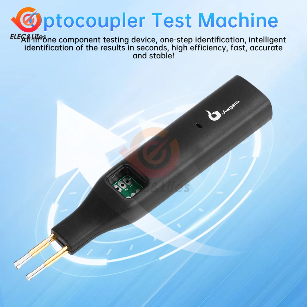 أداة اختبار Optocoupler ، أدوات الكشف عبر الإنترنت ، الإصلاح الإلكتروني ، اختبار Optocoupler الخاص ، TO1 ، TO1P ، نوع C ، 5 فولت ، 2 دبوس