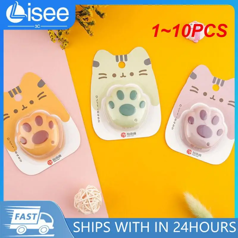 

1~10PCS Kawaii Utility Knife Mini Pocket Knife Cat Paw Express Box Envelope Opener Paper Cutter Refillable Blade Korean