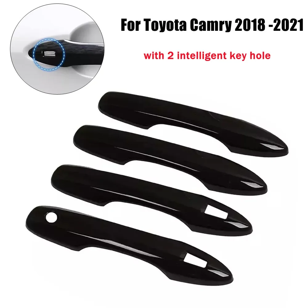 

Для Toyota Camry 2018 2019 2020 2021 2022 2023 крышка ручки двери автомобиля ABS ﻿ Наклейка молдинговая отделка защитные аксессуары