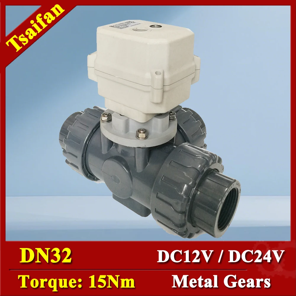 

Многонапряженный электронный клапан DN32, порт L или T, клеевое соединение для труб 40 мм, IP67, водонепроницаемый направленный клапан потока