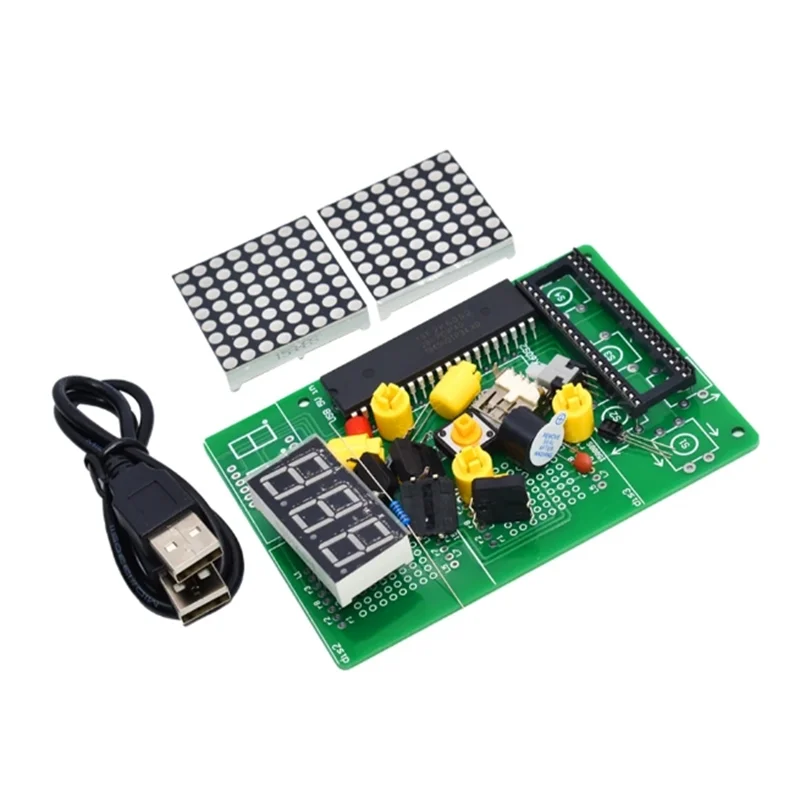 DIY Game Board Kit 51 SCM Chip Retro Electronic Soldering Practice Console Maker Small Production student lab