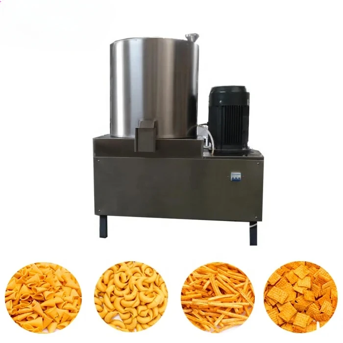 Automatic Frying Snack Food Production Line Making Machine Fry Snacks Pellet Fried Snack Chips Processing