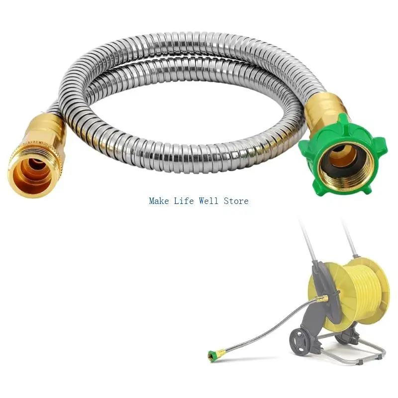 

Замена шланга с внутренней на мужскую сторону, 5-футовый короткий удлинитель садового шланга, прочный