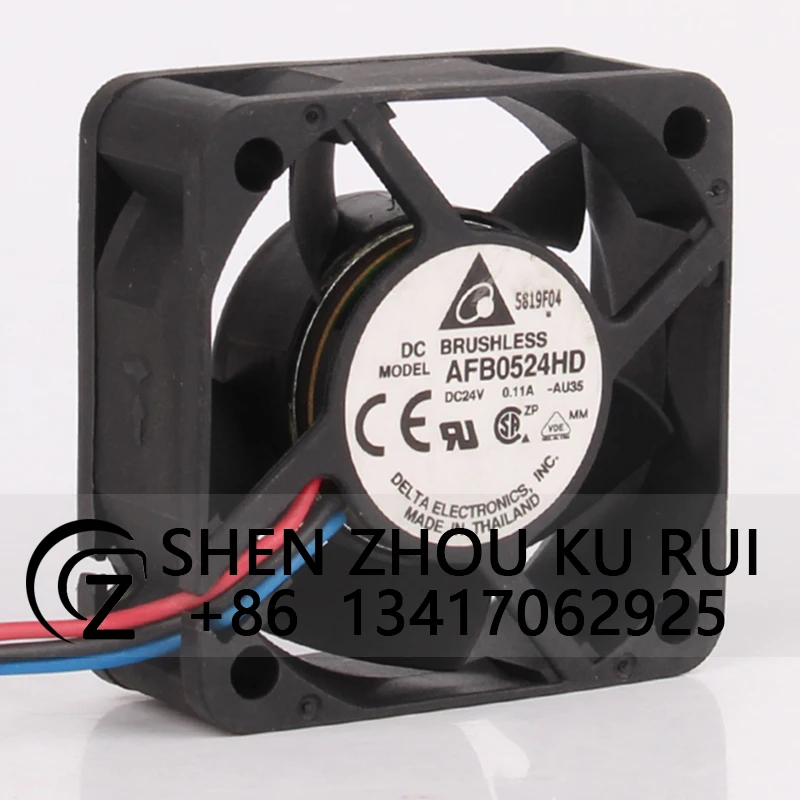 

Case Fan Dual Ball Bearing for DELTA AFB0524HD 50X50X10MM 5015 5CM DC 24V 0.11A Silent High Airflow Cooling Fan