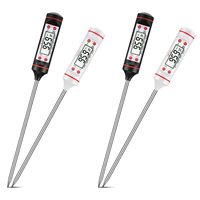 Hot sale 2X Kitchen Food Thermometer Waterproof Digital Immediate Read Meat Thermometer with Long Probe for Candle, Milk, Roast