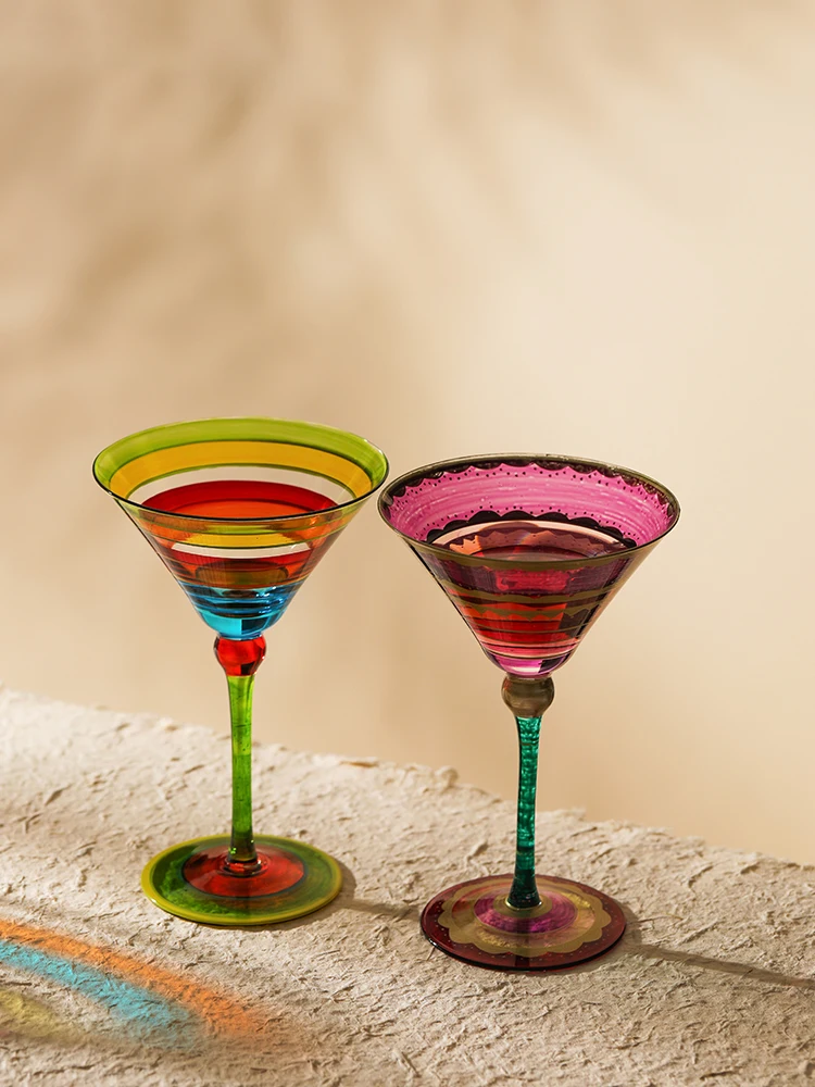 

Скандинавские витражные бокалы, бокалы для красного вина, бокалы для дома, бокалы для вина, коктейльные бокалы, креативные бокалы для бара, вина