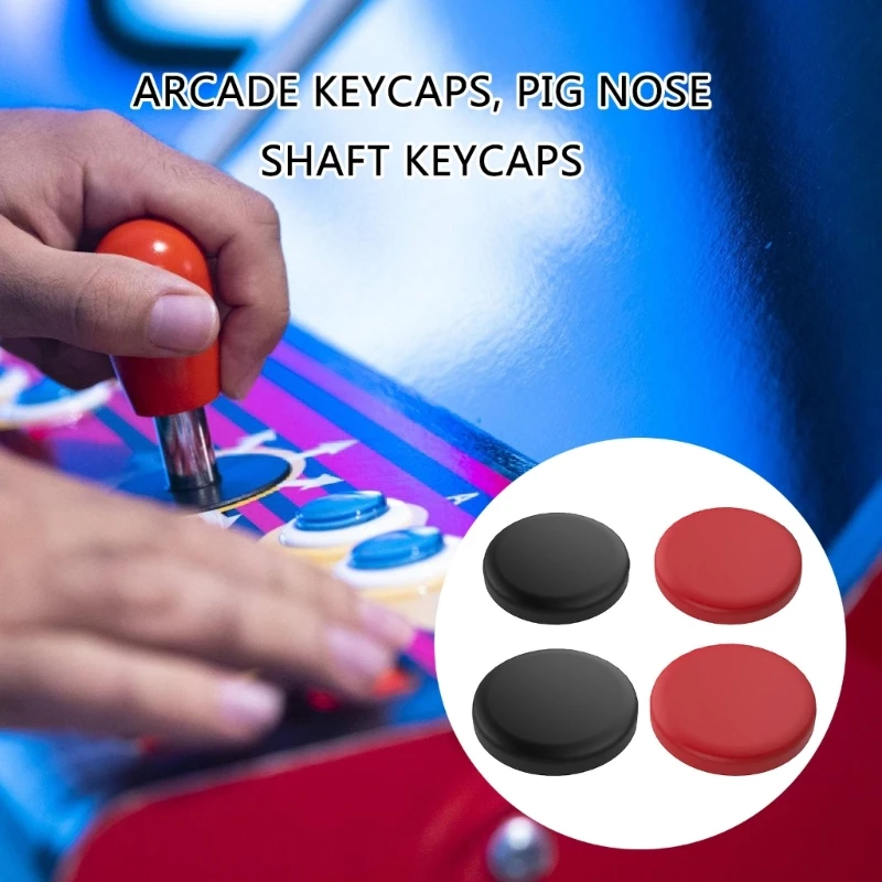 24mm/28.5mm Button Caps for Hitbox Arcade Joystick Replacement Smooth Caps Joystick Button Cover Gamepad Part Accessoy