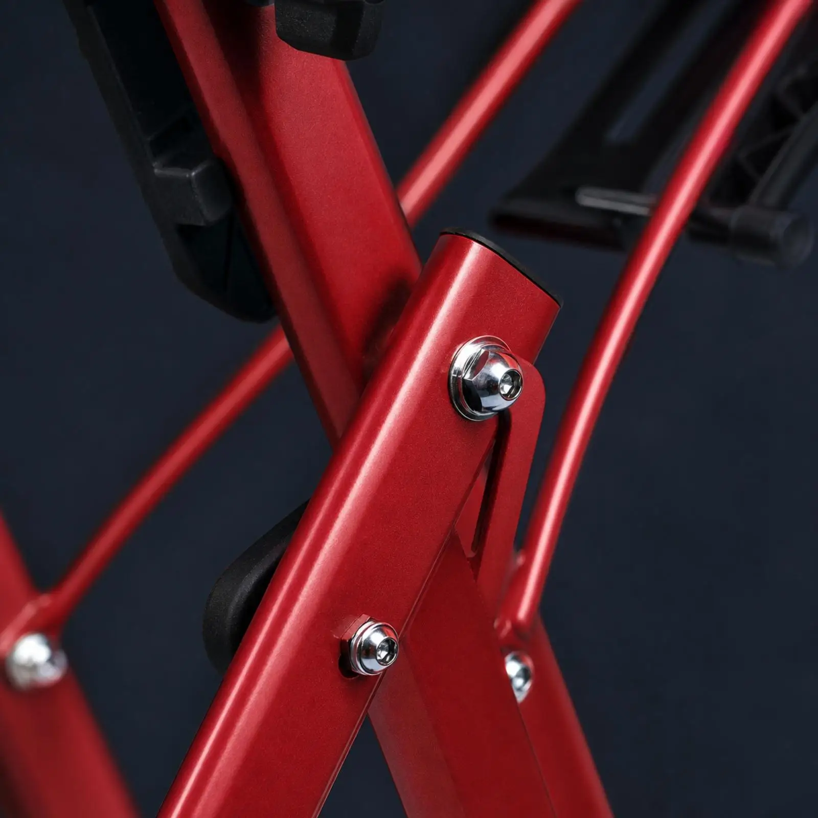 Foldable Bicycle Truing Stand for Wheel Adjustment and Spoke Tension Measuring Tool for Road Bike Maintenance Work