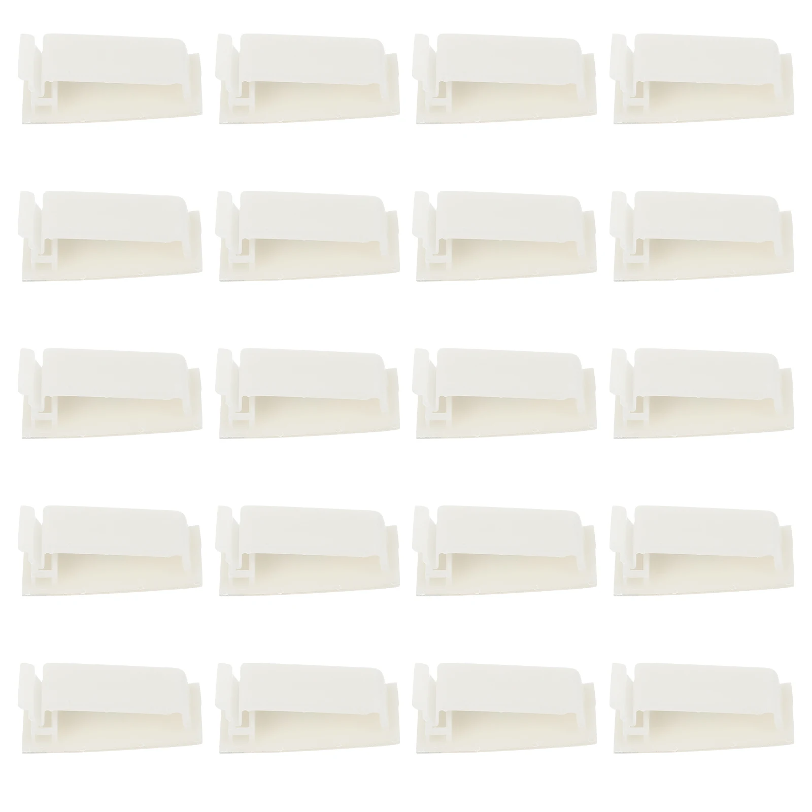 

20pcs Cable Organizer Clips Cord Management Holder For Wires Usb Charging Cords Headphone Cord Wrap Mounting Clip