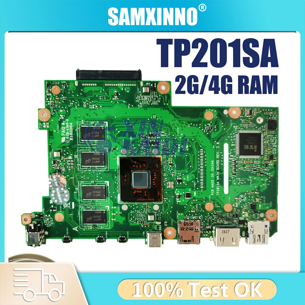

For ASUS Transformer Book Flip TP201S TP201 Motherboard TP201SA MAINboard N3700 CPU 4GB-RAM OK 100% Test Well VivoBook _ J201SA
