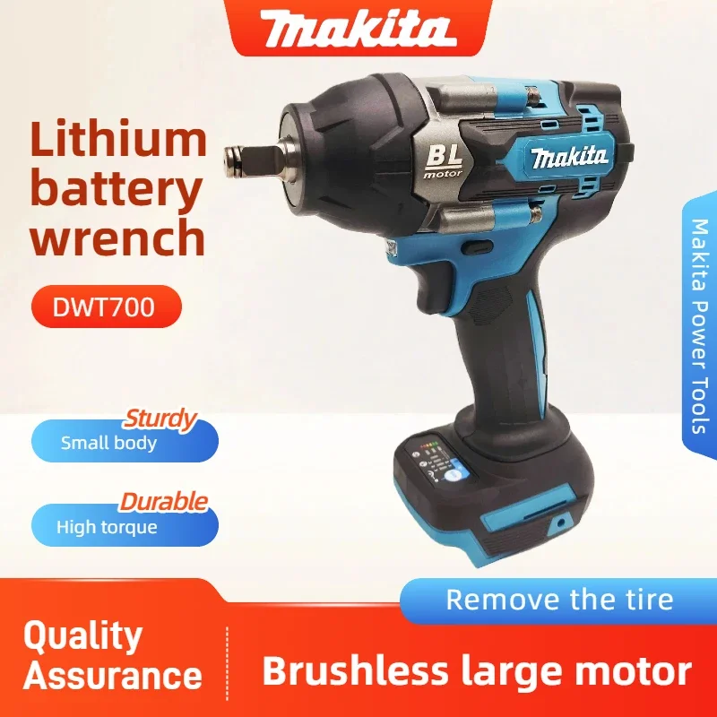 

Аккумуляторный бесщеточный шуруповерт Makita DTW700, 18В, с зарядным устройством и фрезой по дереву