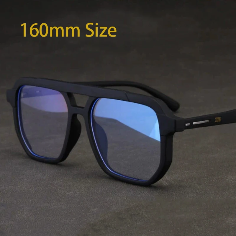 

HD Oversized 160mm Light 9g Acetate TR90 Glasses Frames for Men Square Eyeglasses Frame Trendy Optical Eyewear lentes de sol