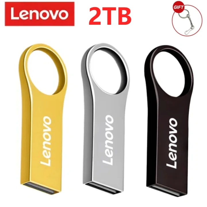 Lenovo 2TB Pen Drive Usb 3.0 Flash Drives High Speed Metal Pendrive 1TB Portable Usb Drive Waterproof Memoria Usb Flash Disk