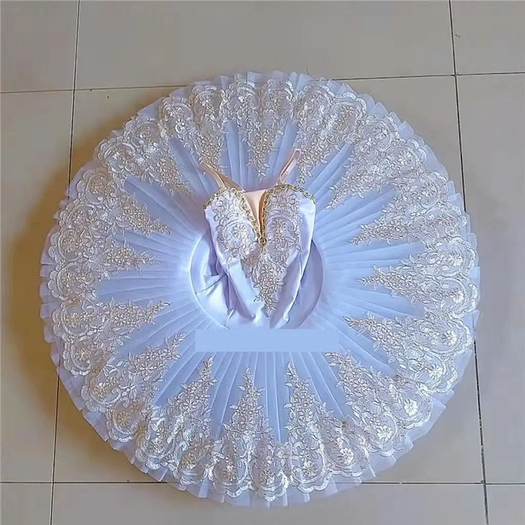 

White Professional Ballet Tutu Child Girls Women Swan Lake Costumes Kids Pancake Tutu Ballerina Dress Ballet Tutu For Girls