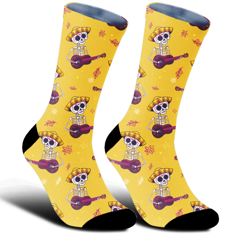 Buenas noticias para entusiastas de los deportes Calcetines largos deportivos profesionales, absorbentes del sudor y antideslizantes, protegen los tobillos Nuevo