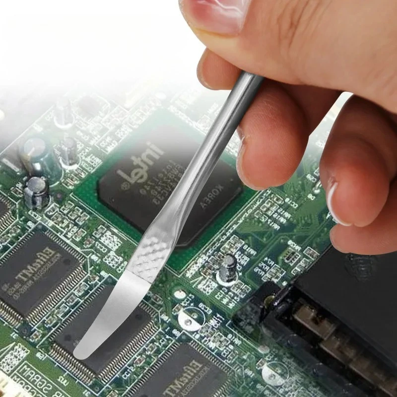 Kit de 8 en 1 de cuchillas metálicas para desmontaje de chips BGA, eliminación de pegamento de CPU para reparación de iPhone 2