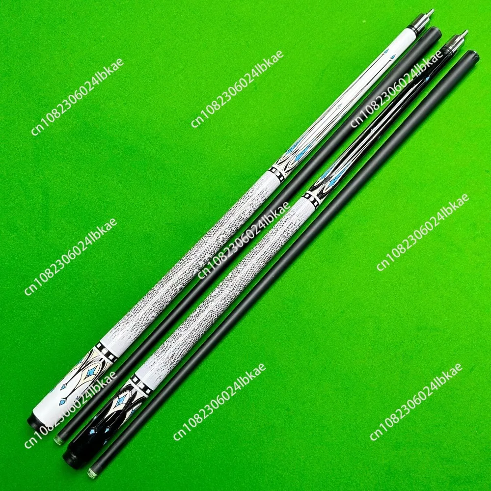 Black Carbon Technology Billiard Cue 12.5mm Big Head Split Nine Ball Black Eight Billiard Bar