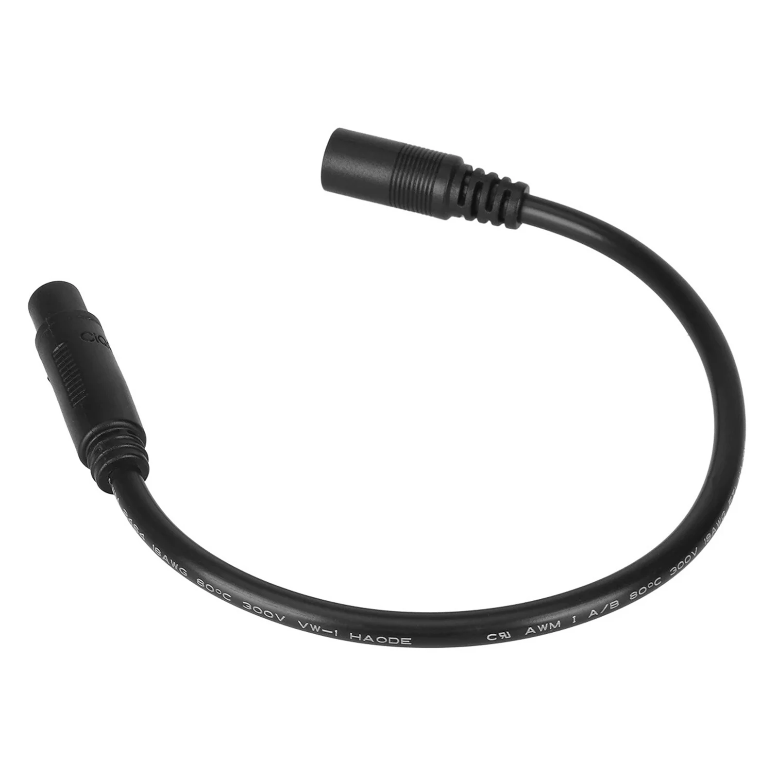 DC2 1 to CQ Connector Adapter Cable for Scooter Chargers with Rugged Plastic Build Supports Consistent and Efficient Charging