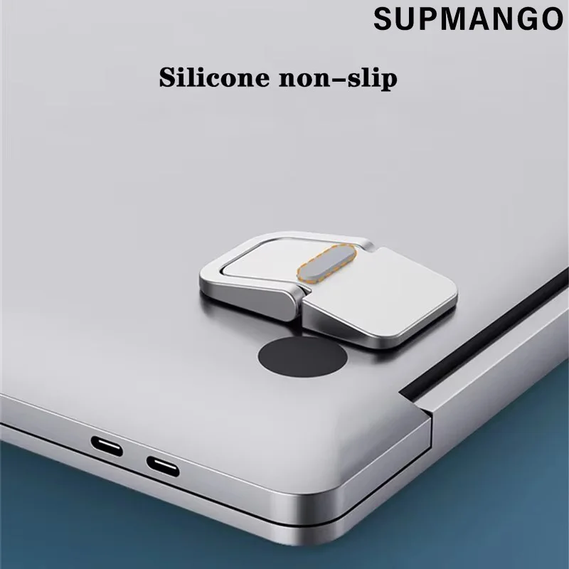 2PCS Foldable Laptop Stand Aluminium Alloy Non-slip Cooling Holder Invisible Universal Notebook Bracket For HP Dell Lenovo