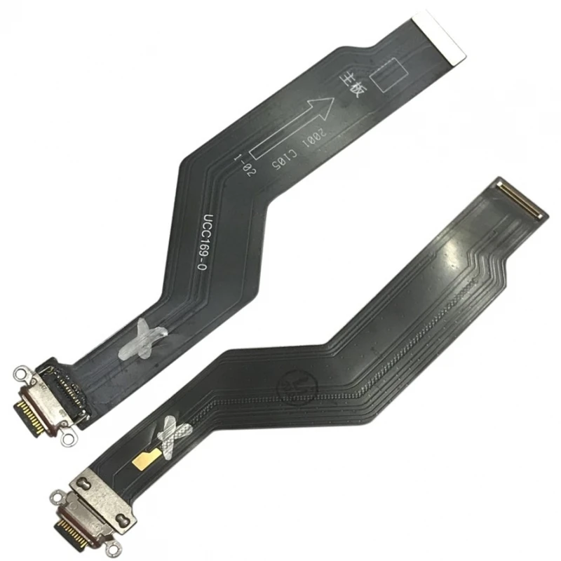 Charging FLEX for ONEPLUS 8T Port module microphone antenna connector board # OnePlus 8T (KB2000, KB2001, KB2003, KB2005, KB2007, Cyberpunk 2077 Limited Edition)