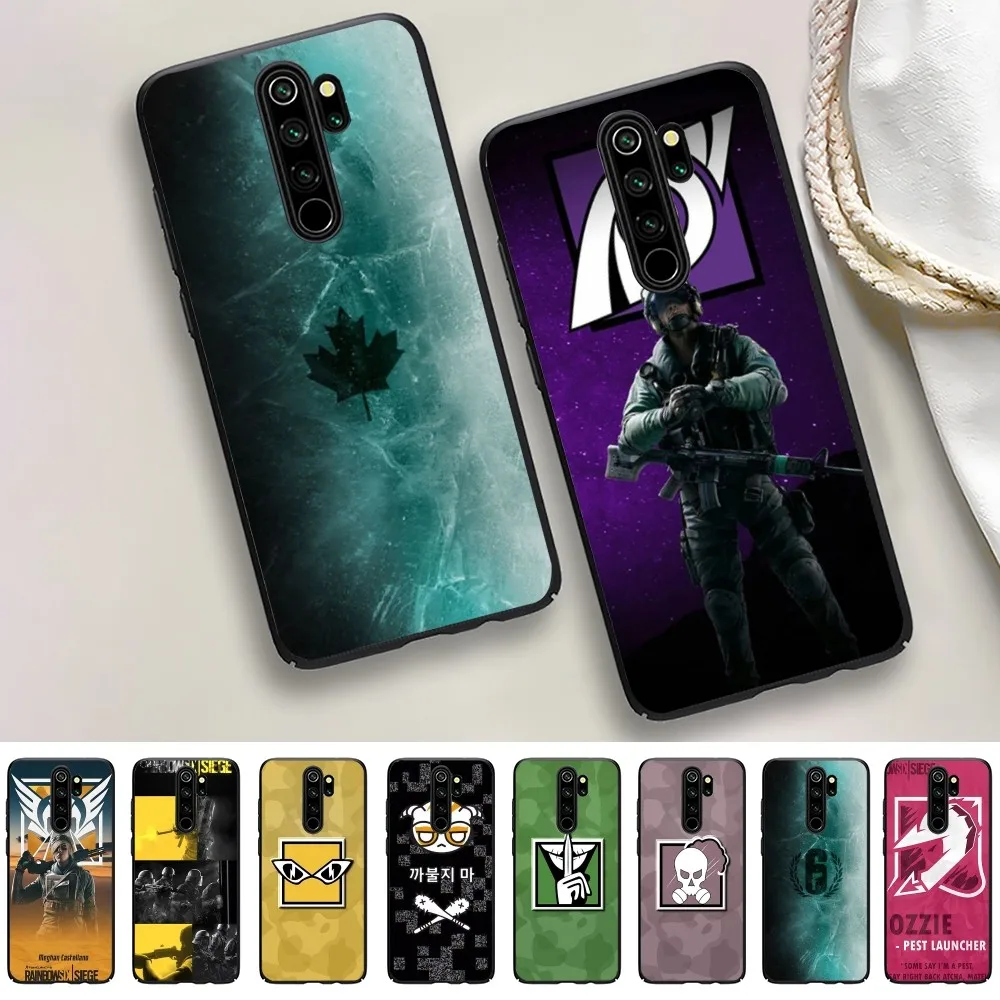 เคสโทรศัพท์เกม Rainbow S-Six S-Siege สำหรับ redmi 5 6 7 8 9 10 Plus Pro 6 7 8 9 A K20 K30 K40 Pro PLUS F3 fundas