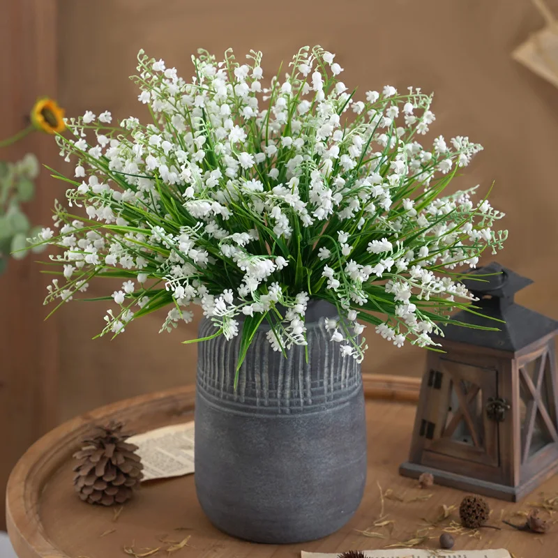 

1pcs water grass Eucalyptus Plastic Artificial Plants Green Grass plastic flower Plant Wedding Home Decoration Table Decors