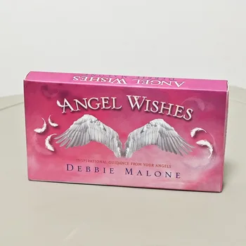 Angel Wishes 40 การ์ดยืนยันคําแนะนําที่สร้างแรงบันดาลใจจากเทวดาของคุณ 10.5*6 ซม
