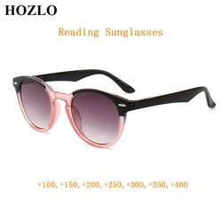 Männer Presbyopie Sonnenbrille Frauen Farbverlauf Grau Objektiv Lesebrille lupe Alten Mann Geschenk Brillen für Anblick + 1.0 ~ + 4,0 UV400