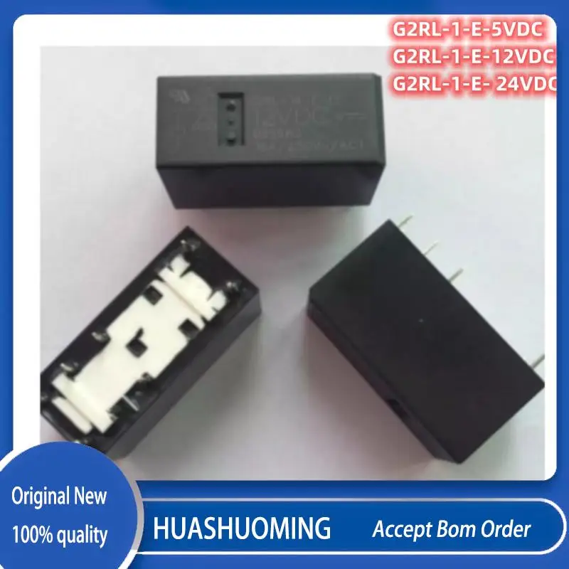 10PCS/Lot   New    G2RL-1-E-5VDC  G2RL-1-E-12VDC G2RL-1-E- 24VDC 16A 8PIN   G2RL-1-E-  G2RL-1  5V  12V  24V