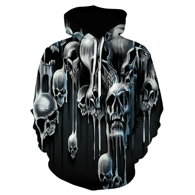 

3D Print Funny Hoodie Women Men Skeleton Skull Hand Harajuku Sweatshirt Pullover Hooded Zipper Jacket Casual Tracksuit Halloween